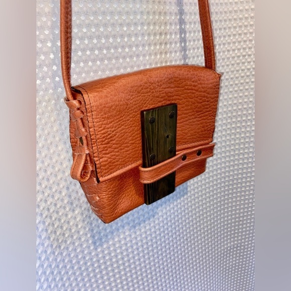 Women’s Handmade‎ in Quebec 100% genuine leather 2 in 1 shoulder & crossbody bag - Picture 4 of 16